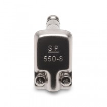 KMMK SquarePlug SP550-S Right Angle Plug - vinkeljack, TRS / Stereo 